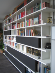 Foto: Regalwand im Wohnzimmer